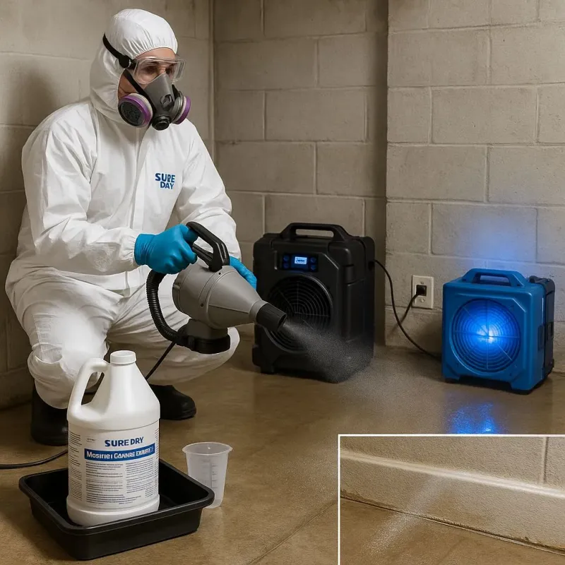 Sanitization and Odor Removal process in Richton Park, IL